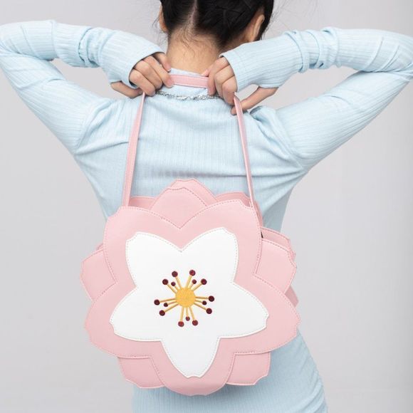 Cherry Blossom Sakura Shoulder Bag - Picture 3 of 11
